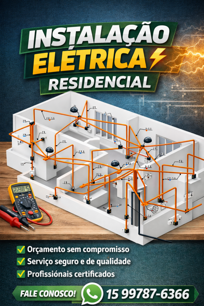 baner instalção elétrica residencia